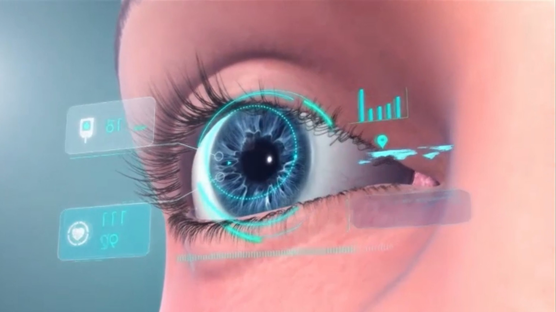 Глаз будущего 6. Цифровые контактные линзы. Линзы с дисплеем. Линзы с дополненний реальность. Линзы дополненной реальности.